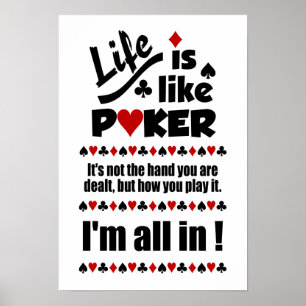LIV SOM POKER poster