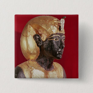 Liv - storlek staty av Tutankhamun Knapp