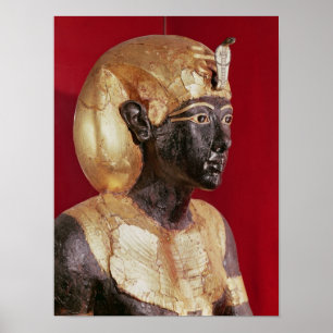 Liv - storlek staty av Tutankhamun Poster
