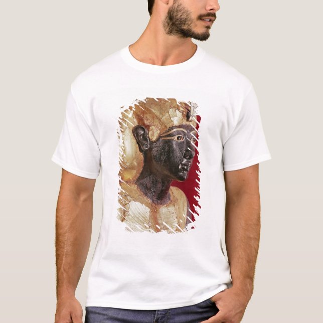 Liv - storlek staty av Tutankhamun Tee Shirt (Framsida)