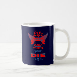 Liv suger kaffemugg