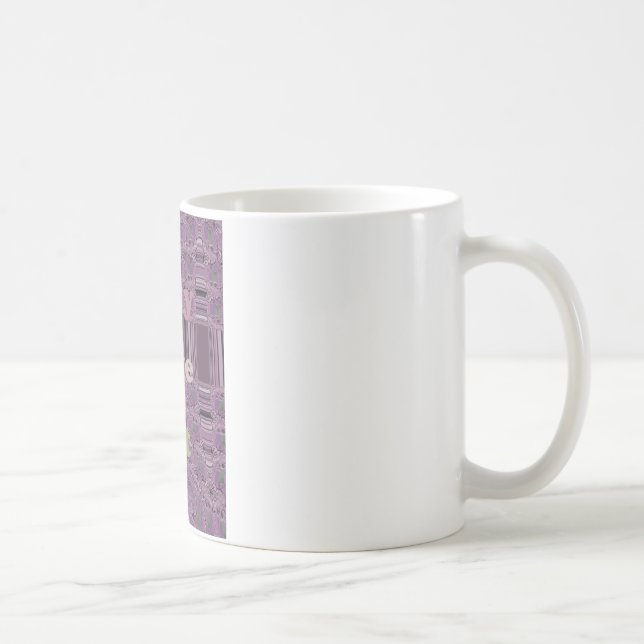 Liv till fullständig: Ät, Kärlek, Spela upp design Kaffemugg (Höger)