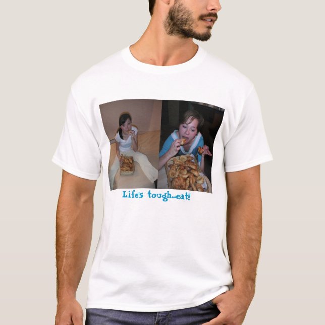 Liv tuff… äter!! t-shirt (Framsida)