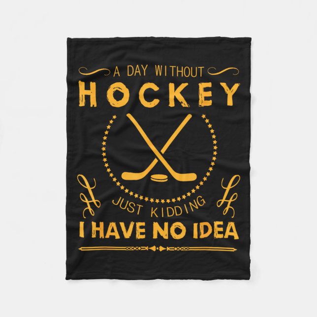 Liv Utan Hockey Fleecefilt (Framsidan)