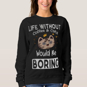 Liv utan kaffe och katter som badar i katter t shirt