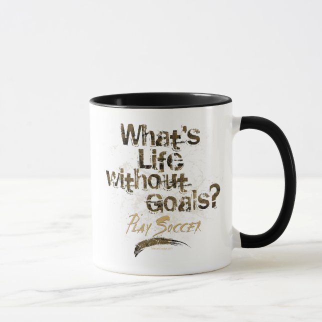 Liv utan mål (fotboll) mugg (Höger)
