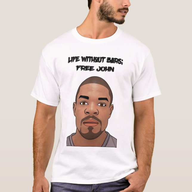 LIV UTAN PUB; FRI JOHN T SHIRT (Framsida)