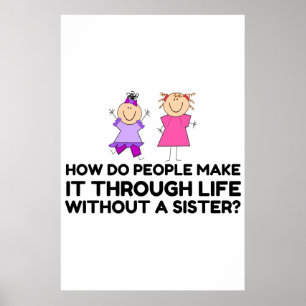 LIV UTAN SISTER POSTER