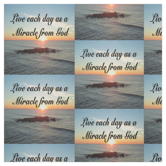 LIV VARJE DAG SOM EN MIRACLE FRÅN GOD TYG (Provkarta)