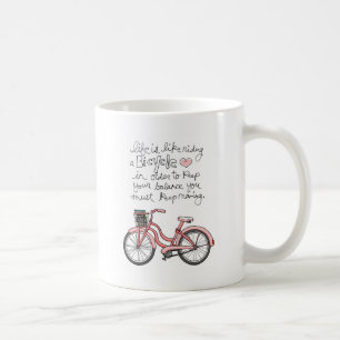 liv vol25 är likt rida en cykel kaffemugg