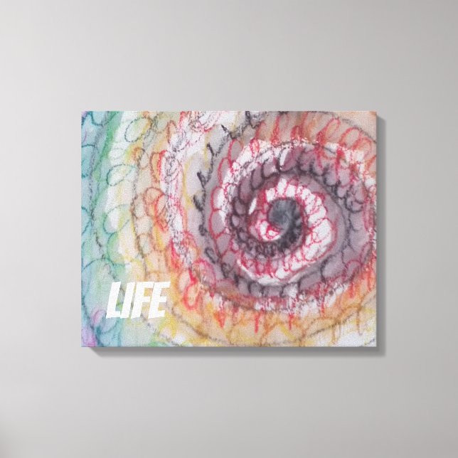 LIV WALL ART TRINT BY ARTIST PAULA REILLY. CANVASTRYCK (Framsida)