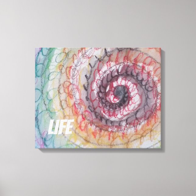 LIV WALL ART TRINT BY ARTIST PAULA REILLY. CANVASTRYCK (Framsida)