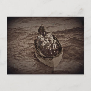 Livbåt från RMS Titanic Vykort