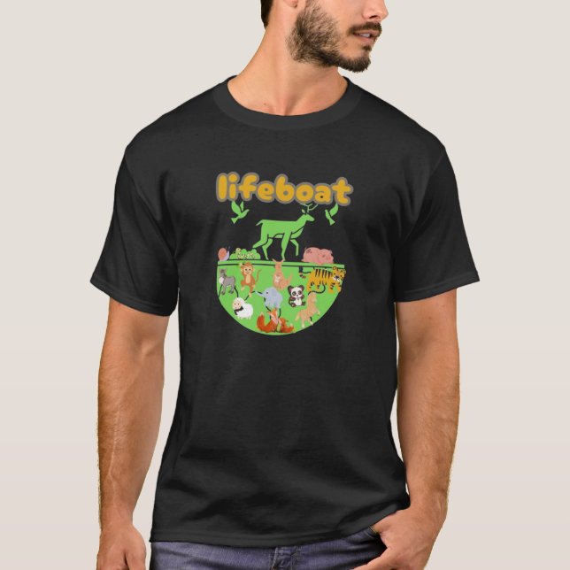 livbåt t shirt (Framsida)