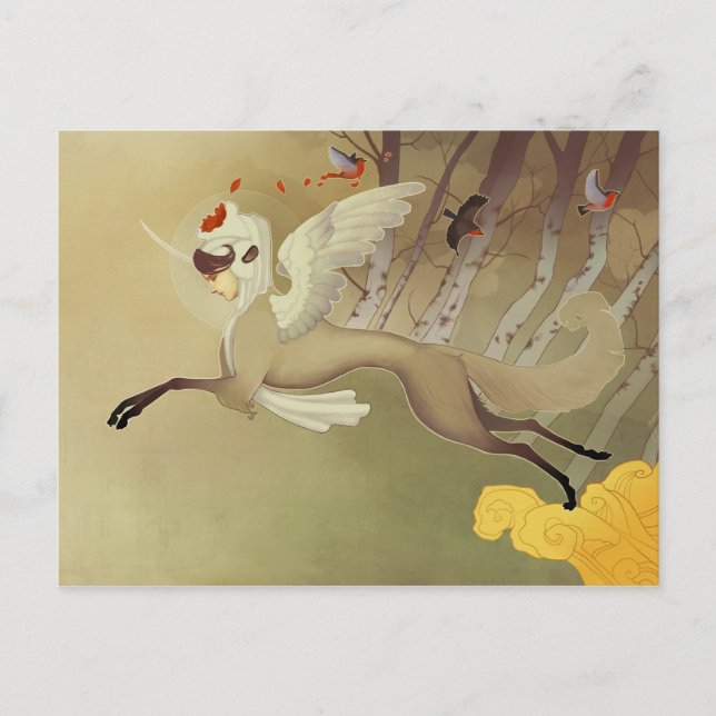 'Livbringer'-vykort Vykort (Framsida)