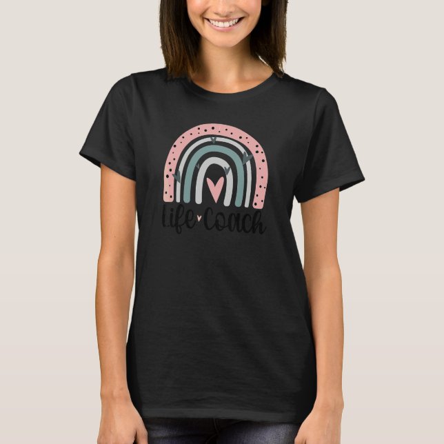 Livcoach Rainbow Livcoaching T Shirt (Framsida)