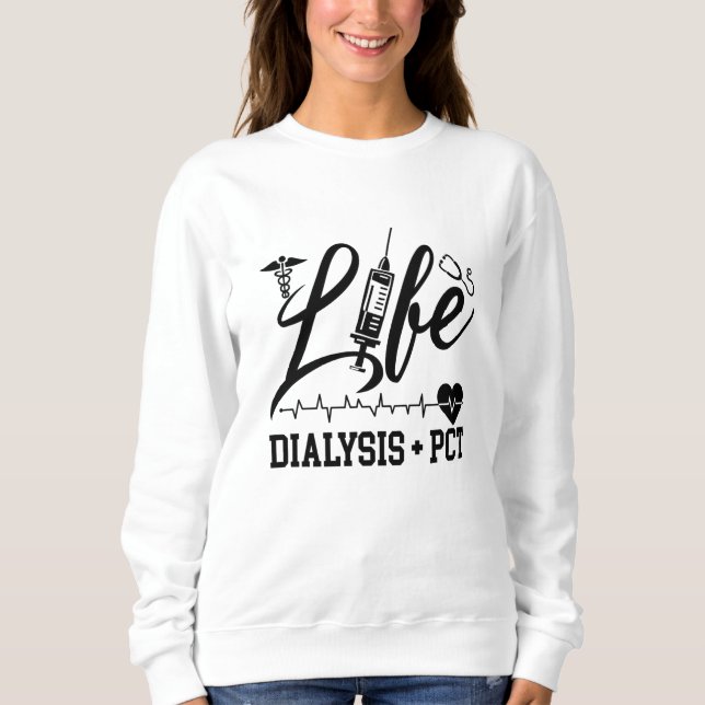 Livdialys + PCT-dialys Sjukförsäkringstekniker T Shirt (Framsida)
