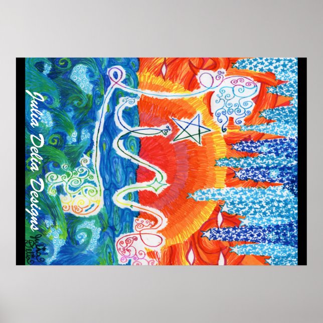 "Live" 20" x 28" Poster (Framsidan)