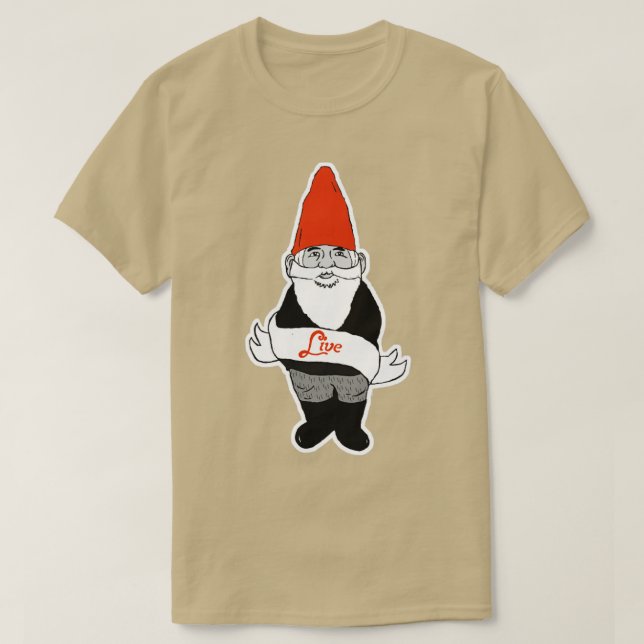 Live B W T Shirt (Design framsida)