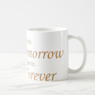 Live - Die Morgondagens gult Kaffemugg