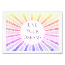 Live Din Dream Art-utskrift