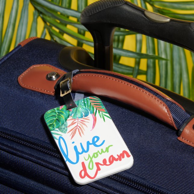 Live Din Dream Tropical Bagagebricka (Framsida Insitu 1)