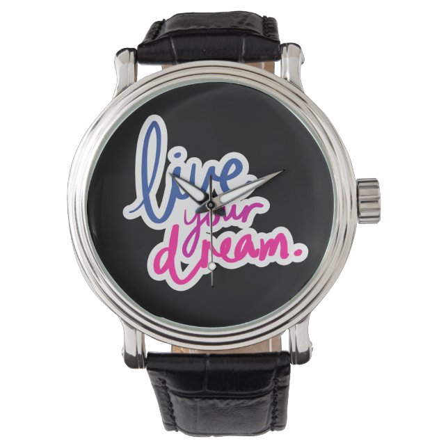 Live Din Dream Watch Armbandsur (Framsida)