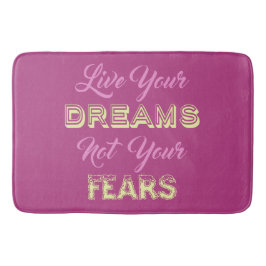 Live dina Dreams anpassningsbar färg-badkar Badrumsmatta