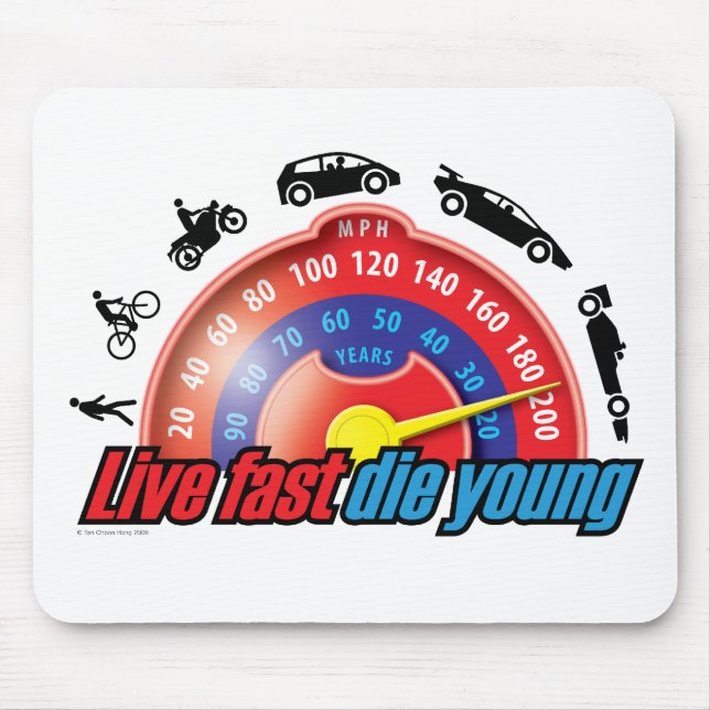 Live Fast Die Young Musmatta (Framsidan)