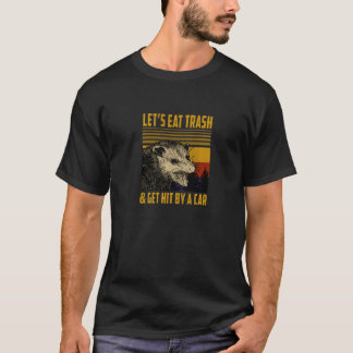 Live Fast Eat Sopor - Slå vid bilsolnedgång T Shirt