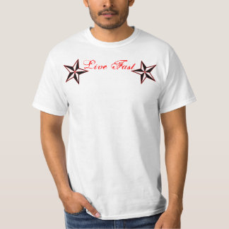 Live fastar matrisbarnstreck t shirt