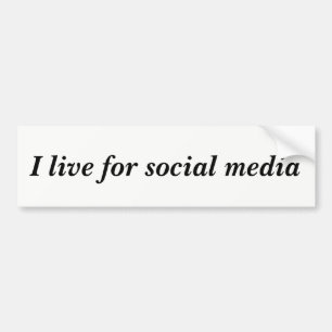 Live för social-mediefakturering av skräppost bildekal