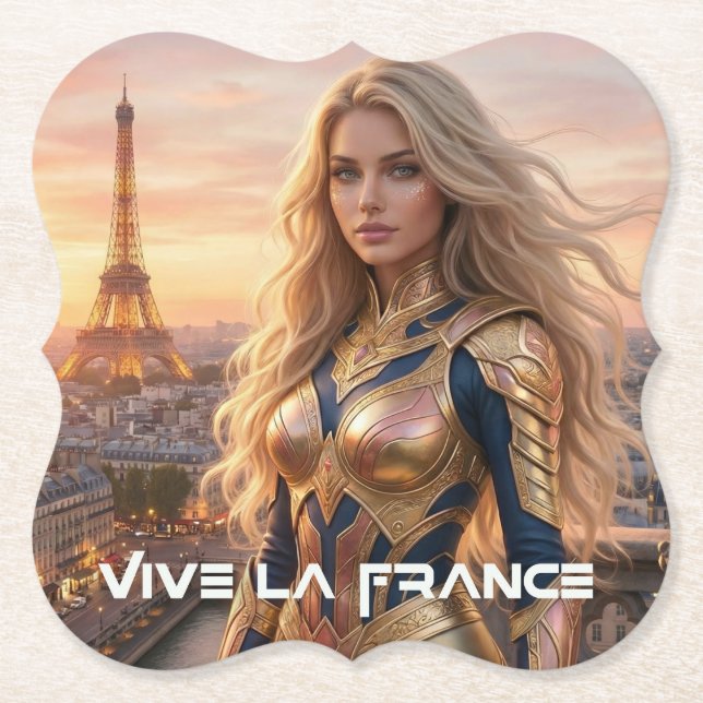 LIVE FRANKRIKE - PARIS UNDERLÄGG PAPPER (Framsida)