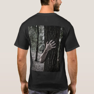 Live Free Hug a Träd Zombie Goth T Shirt