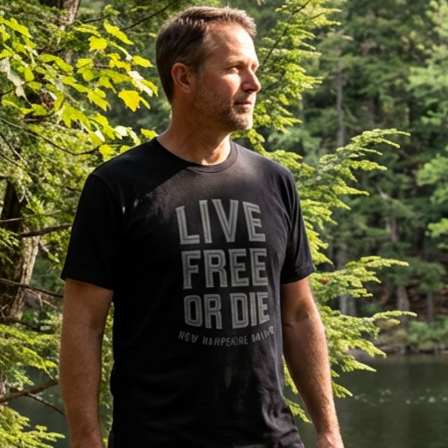 Live Free or Die New Hampshire Native T-Shirt (Skapare uppladdad)