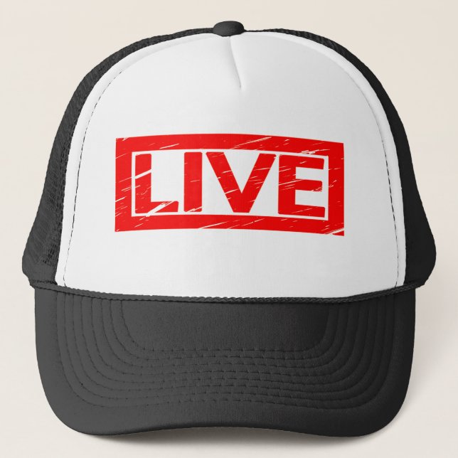 Live Frimärke Keps (Framsida)