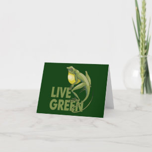 Live Grönt Helgkort