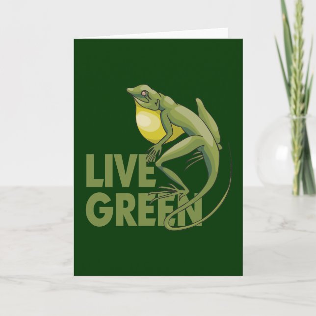 Live Grönt Helgkort (Framsida)