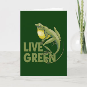 Live Grönt Helgkort