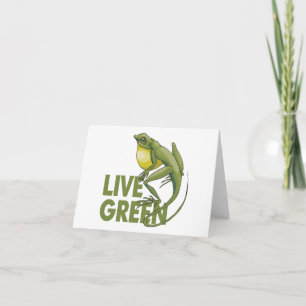 Live Grönt Helgkort