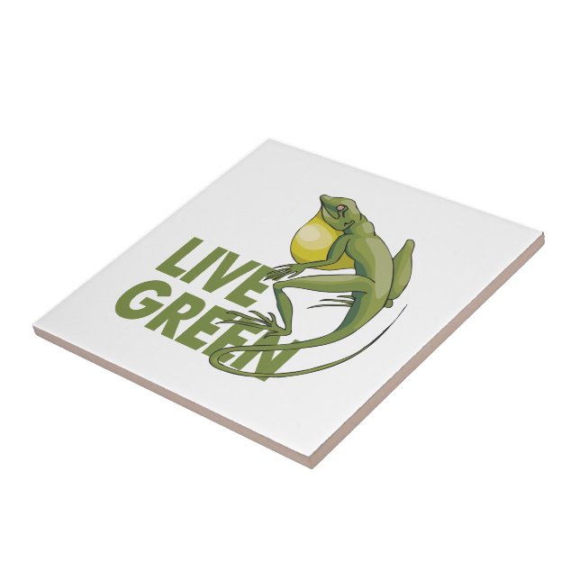 Live Grönt Kakelplatta (Sidan)
