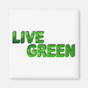 Live Grönt Magnet