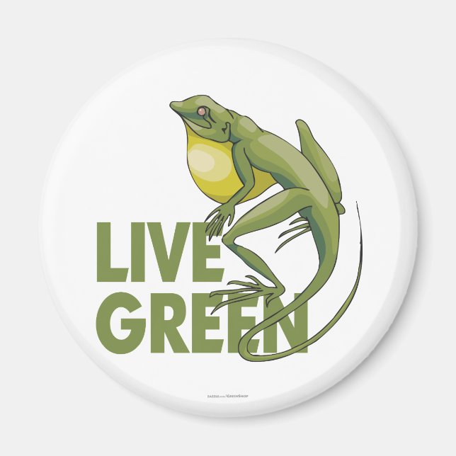Live Grönt Magnet (Framsidan)