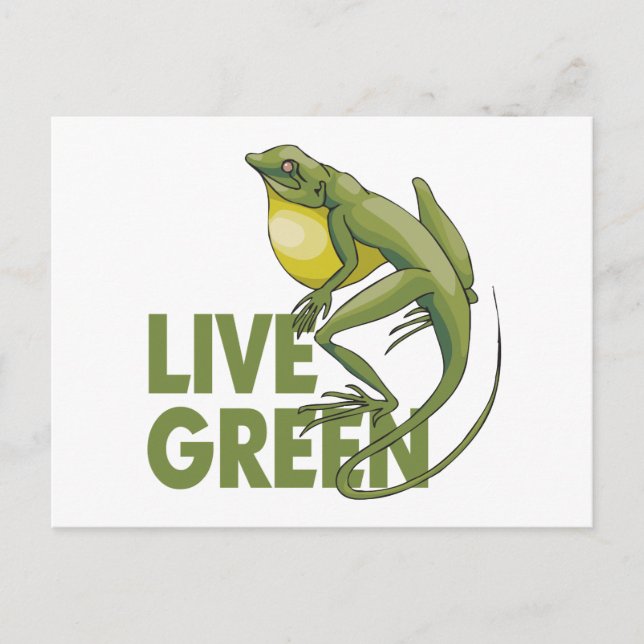 Live Grönt Vykort (Framsida)