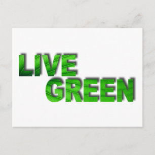 Live Grönt Vykort