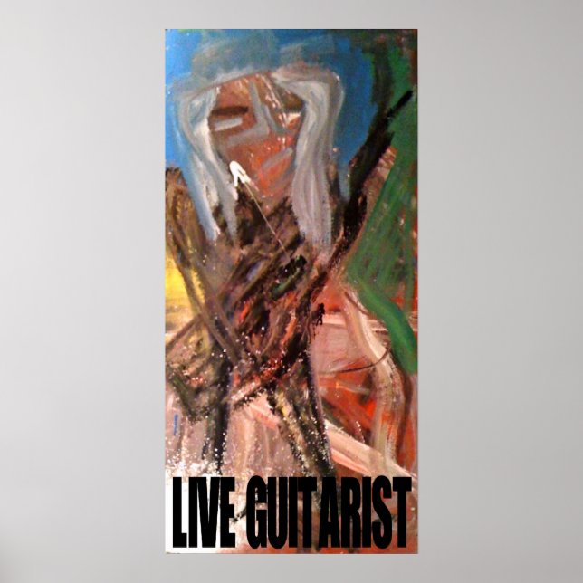 LIVE GUITARIST POSTER (Framsidan)