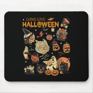 Live Halloween Vintage Pumpkin Witch Ghost Black C Musmatta