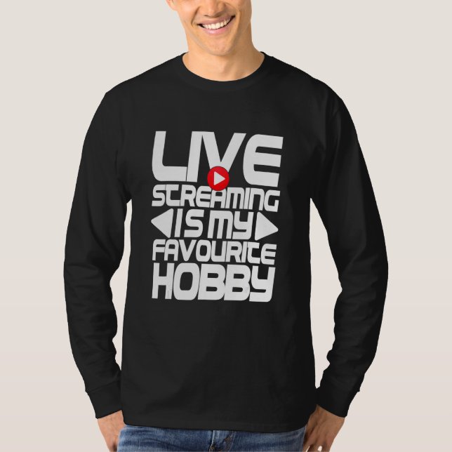 Live Irl Streaming Streamer Creator Bloggare 1 T Shirt (Framsida)