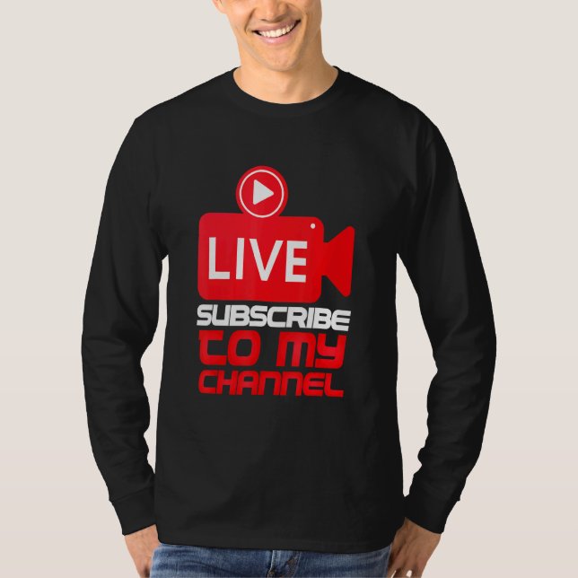 Live Irl Streaming Streamer Creator Bloggare 1 T Shirt (Framsida)