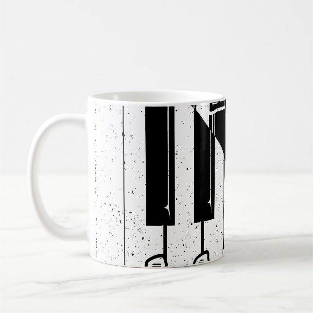 Live Jazz Calligraphy Illusion Logo Lettering with Kaffemugg (Vänster)